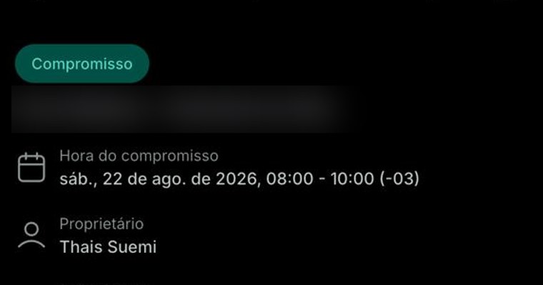 Tela com a etiqueta Compromisso